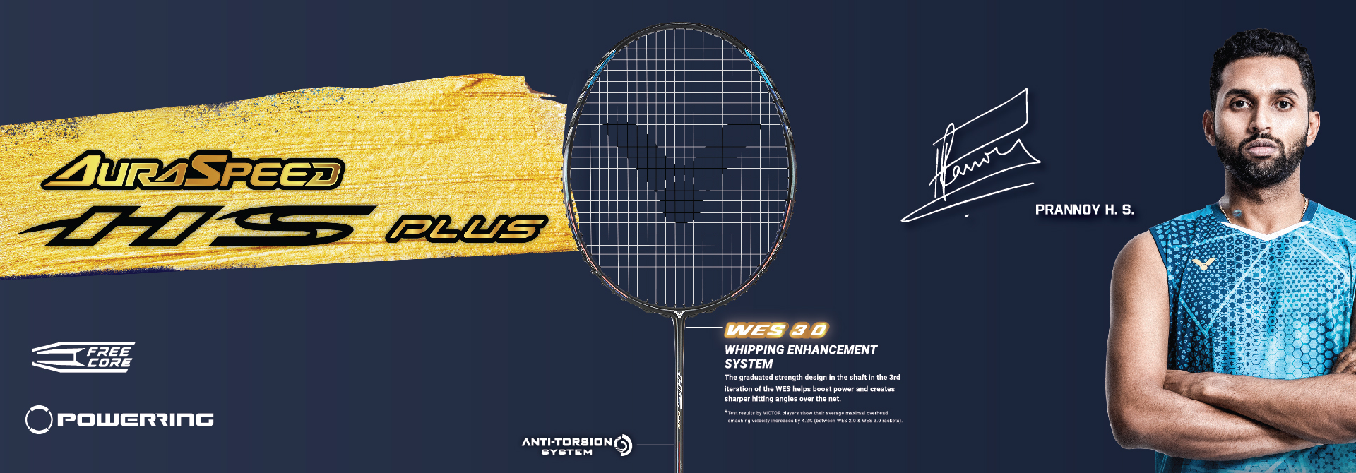 VICTOR Mini Badminton Netz premium | Sportpoint Onlineshop